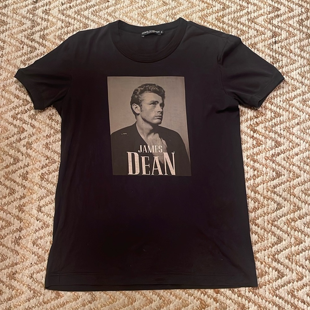 Dolce & Gabbana James Dean graphic t-shirt top short sleeve